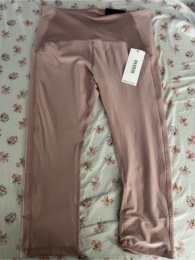 RBX blush pink high-waist active leggings
